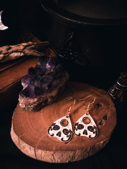 Ouija Board Planchette Earrings
