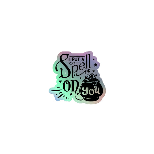 Spell Holographic Sticker