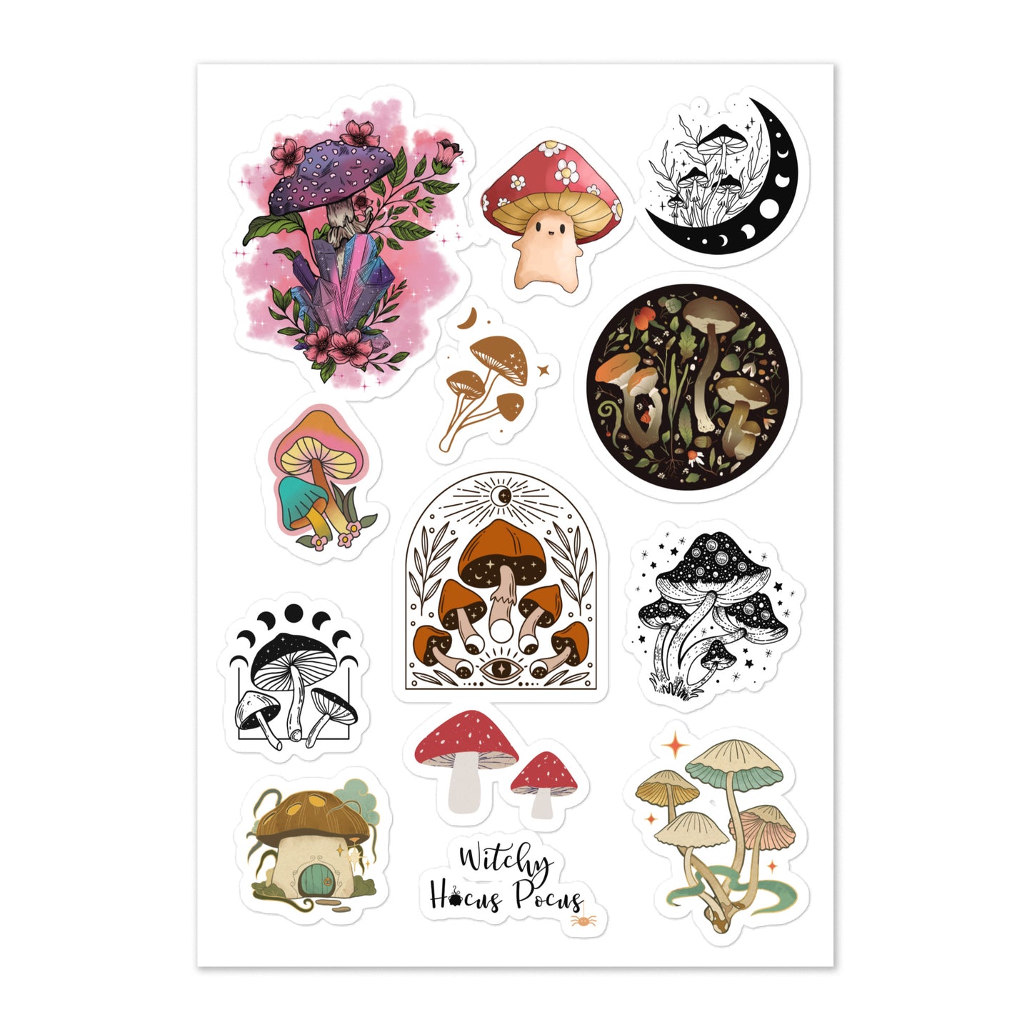 Mushroom Sticker Sheet