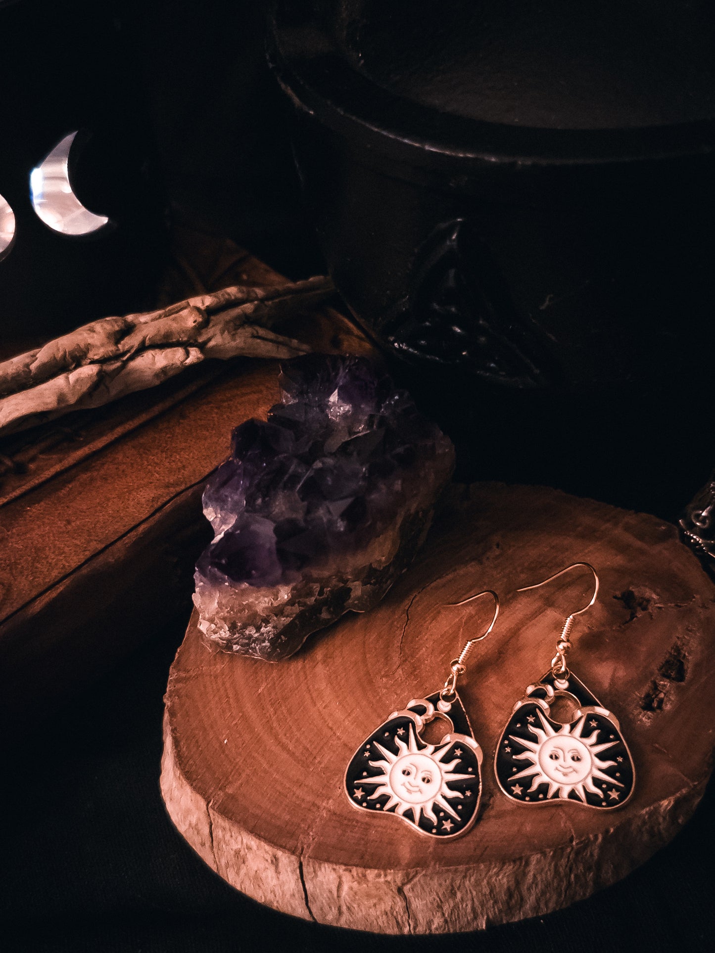 Ouija Board Planchette Earrings