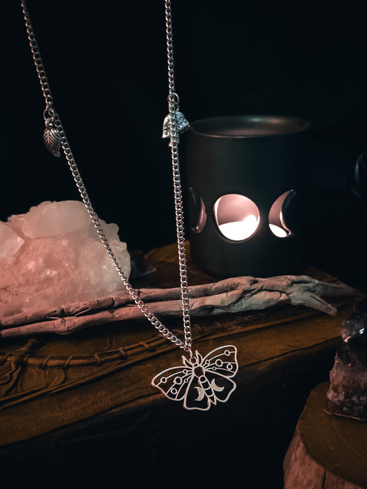 Enchanted Forest Silver Necklace