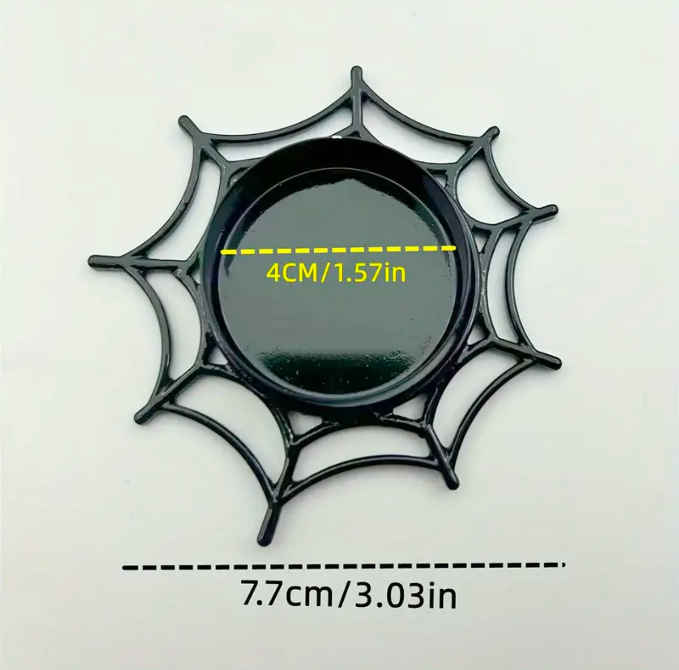 Spider Web Candle Holders