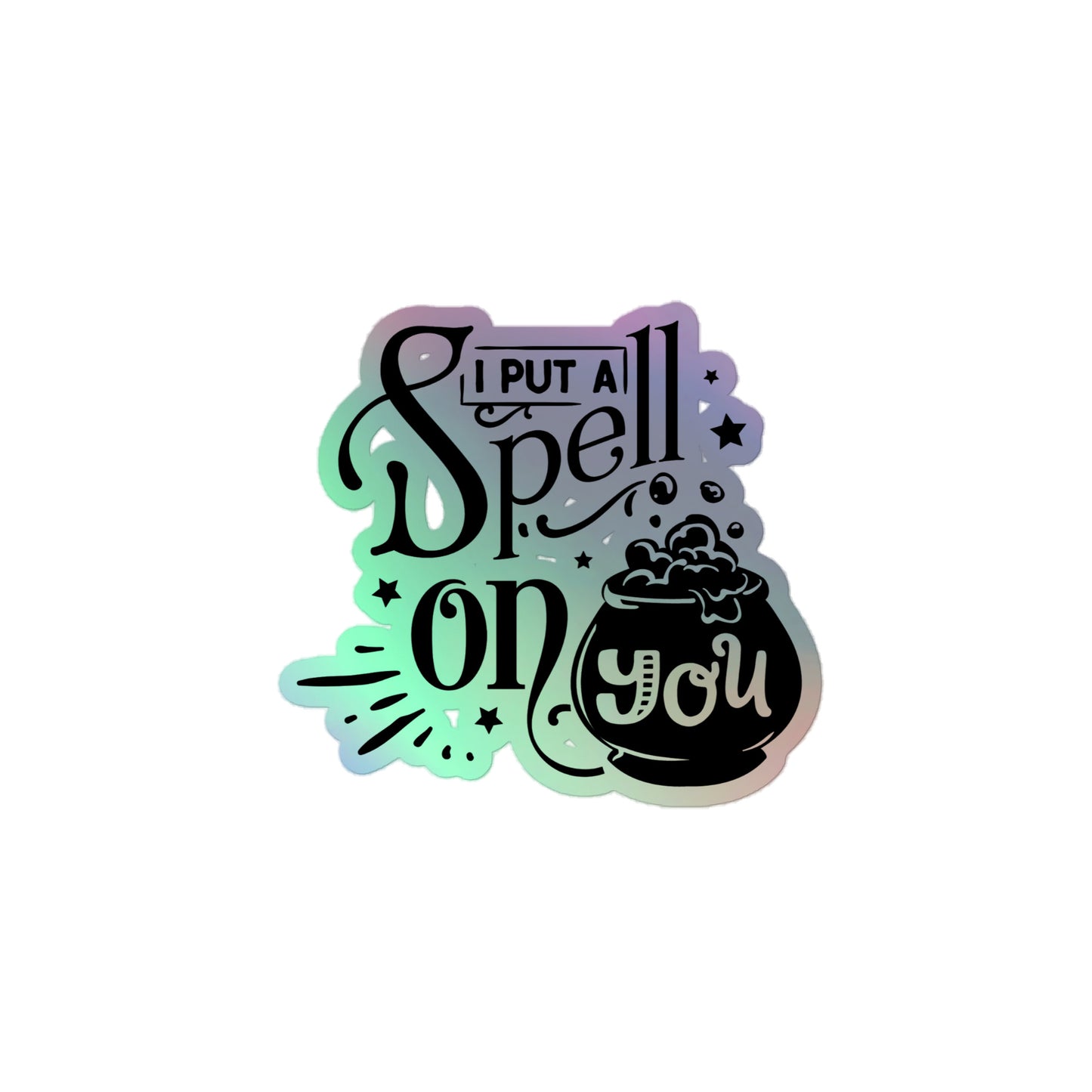 Spell Holographic Sticker